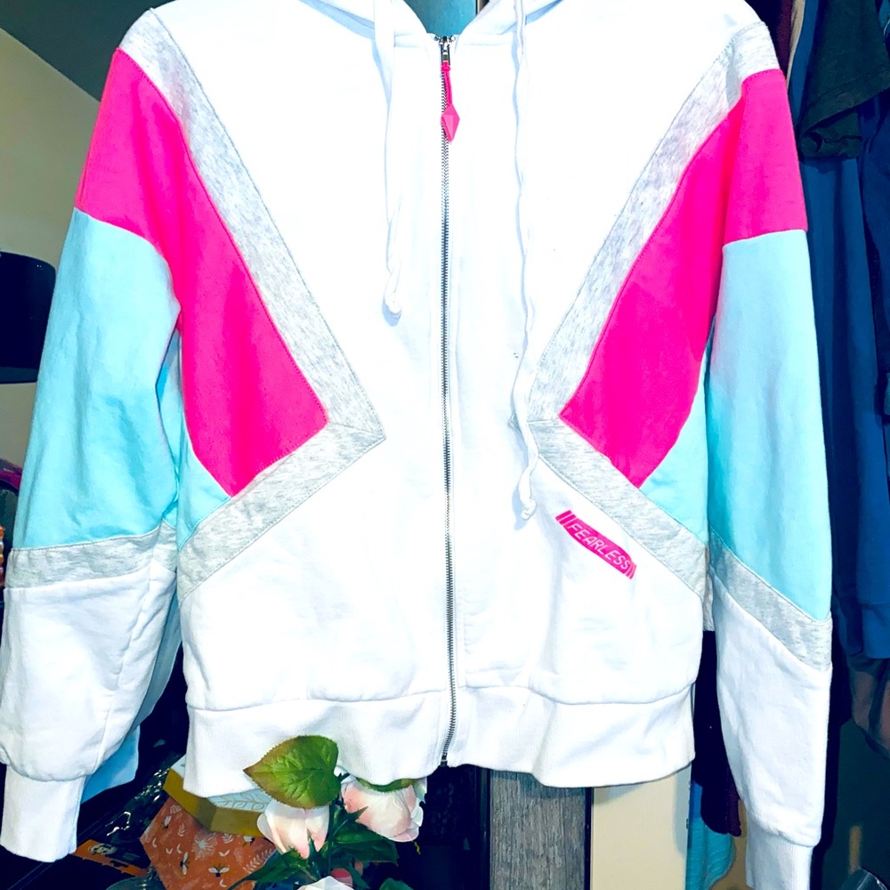 Cute, retro jacket, size large girls